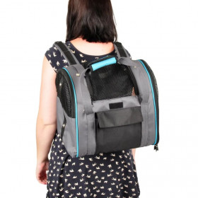Транспортна раница за кучета и котки Flamingo BACK PACK LENIE 36x32x32CM